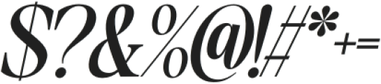 Growth Serif Italic otf (400) Font OTHER CHARS