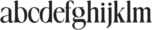 Growth Serif Regular otf (400) Font LOWERCASE