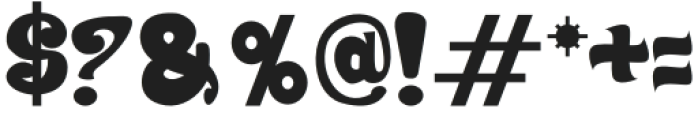 Groze Bigs Regular otf (400) Font OTHER CHARS