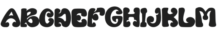 Groze Bigs Regular otf (400) Font UPPERCASE