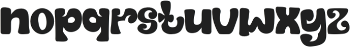 Groze Bigs Regular otf (400) Font LOWERCASE