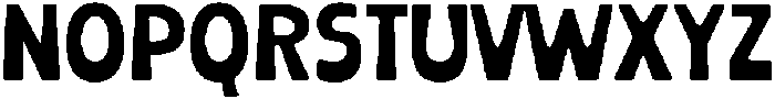 Grumbly Regular otf (400) Font LOWERCASE