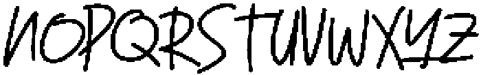 Grumpy Queen Regular otf (400) Font LOWERCASE