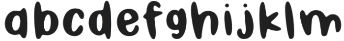 Grumpy Sunshine Regular otf (400) Font LOWERCASE