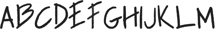 Grun-gee Regular otf (400) Font UPPERCASE