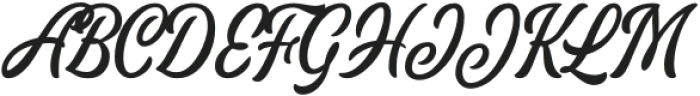 GrunceCoastenScript-Regular otf (400) Font UPPERCASE
