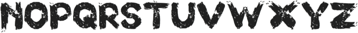 Grunge Brush Regular ttf (400) Font LOWERCASE