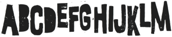 Grunge Gothic Regular otf (400) Font LOWERCASE
