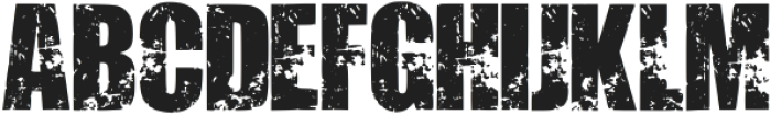 Grunge Horror Regular ttf (400) Font UPPERCASE