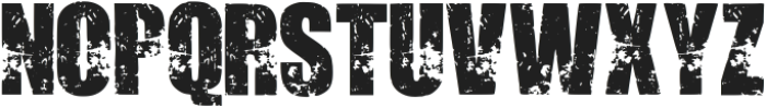 Grunge Horror Regular ttf (400) Font LOWERCASE