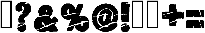 Grunge Regular otf (400) Font OTHER CHARS