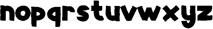 Grunge Regular otf (400) Font LOWERCASE