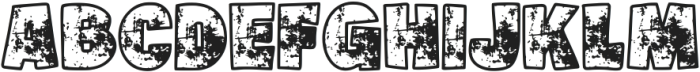 Grunge Sketch Regular ttf (400) Font UPPERCASE