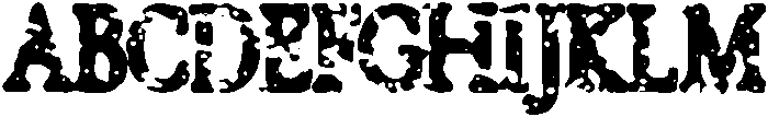 Grunge otf (400) Font UPPERCASE