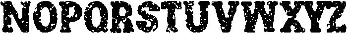 Grunge otf (400) Font LOWERCASE