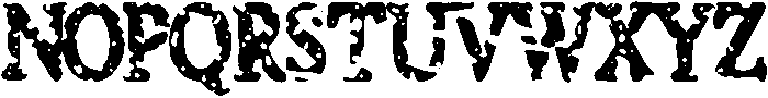 Grunge otf (400) Font UPPERCASE