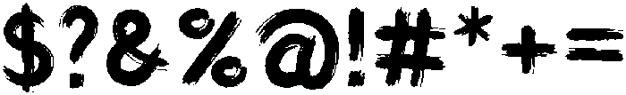 Grunge otf (400) Font OTHER CHARS