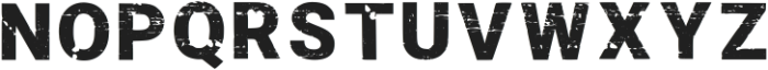 Grungy Font Regular otf (400) Font UPPERCASE