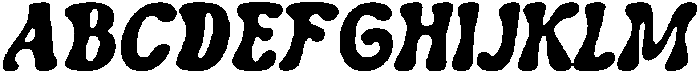 Gruvidelia Regular ttf (400) Font UPPERCASE