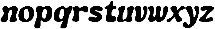 Gruvidelia Regular ttf (400) Font LOWERCASE