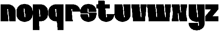 Grvy Regular otf (400) Font LOWERCASE