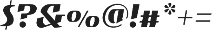 Gryffith CF Demi Bold Italic otf (600) Font OTHER CHARS