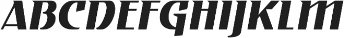 Gryffith CF Demi Bold Italic otf (600) Font UPPERCASE
