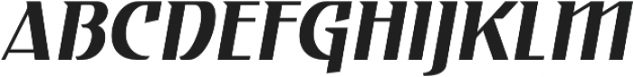 Gryffith CF Light Italic otf (300) Font UPPERCASE