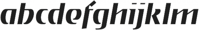 Gryffith CF Light Italic otf (300) Font LOWERCASE