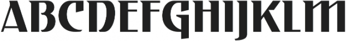 Gryffith CF otf (400) Font UPPERCASE