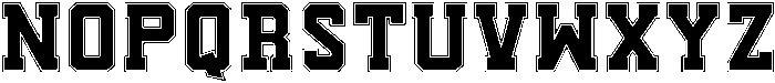 graduation-Regular otf (400) Font UPPERCASE