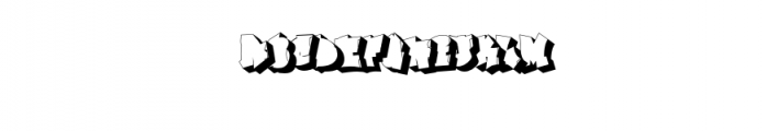 Grafitty outline Shadow.otf Font UPPERCASE