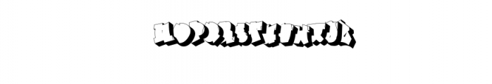Grafitty outline Shadow.otf Font UPPERCASE