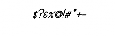 Grande Bold Italic.otf Font OTHER CHARS