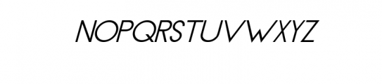 Grande Bold Italic.otf Font UPPERCASE