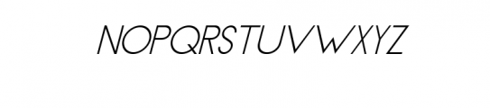 Grande Italic.otf Font UPPERCASE