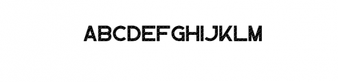 Greenth-Dots.otf Font UPPERCASE