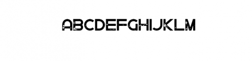 Greenth-Grunge.otf Font LOWERCASE