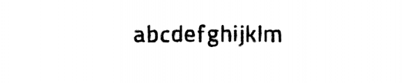 Greepel-Display.ttf Font LOWERCASE