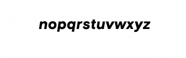 Groombridge Neue-ExtraBoldItalic.otf Font LOWERCASE