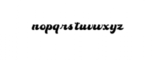 Groovy Font LOWERCASE