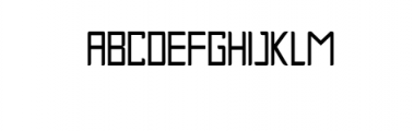 Gruda Thin.ttf Font UPPERCASE