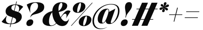 Grand Cru Extrabold M Italic Font OTHER CHARS