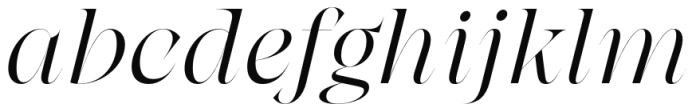 Grand Cru Extralight L Italic Font LOWERCASE