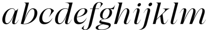 Grand Cru Light M Italic Font LOWERCASE