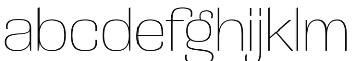 Grange Thin Font LOWERCASE