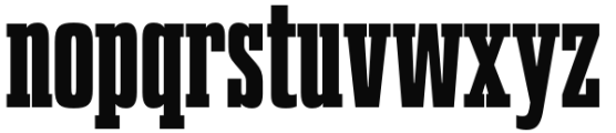 Gravtrac Compressed Hv Font LOWERCASE