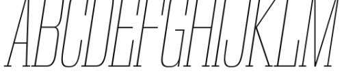 Gravtrac Compressed Ul It Font UPPERCASE