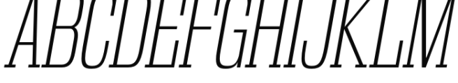 Gravtrac Condensed El It Font UPPERCASE