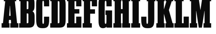 Gravtrac Condensed Hv Font UPPERCASE